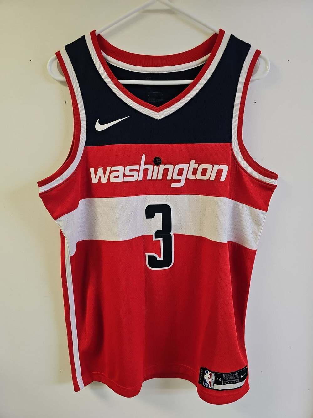 Nike Washington Wizards NBA Swingman Basketball Jersey Medium Bradley Beal #3